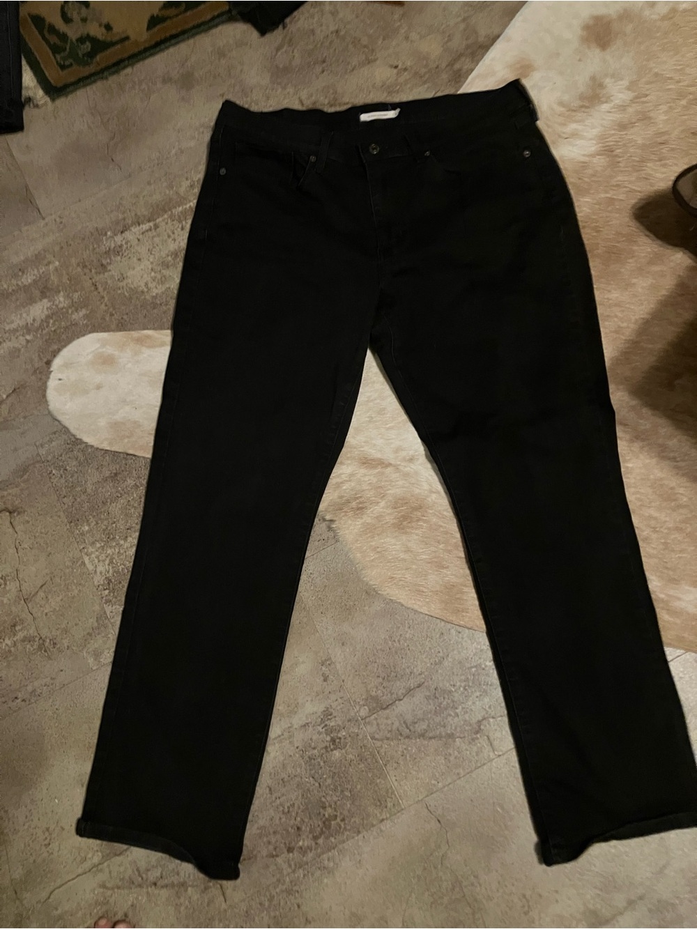 Levi's Black Straight-Leg Women's Jeans